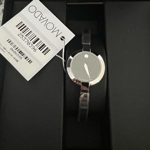 Movado Women's 0606595 "Bela" Stainless Steel Bangle Watch
